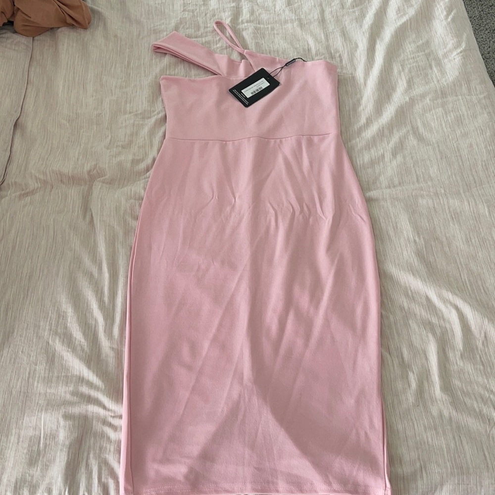 One shoulder dress